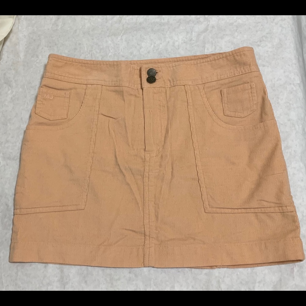 Marc Jacobs peach cord skirt
